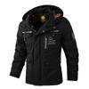 Frühlings-Outdoorjacke für Herren, schnelltrocknend, wasserdicht, Übergröße, lockere Sturmjacke, lässiger Cargo-Mantel