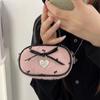 Street Style Bow Polka Dot Crossbody Bag Love Pendant Vintage Handbag  Women&Men