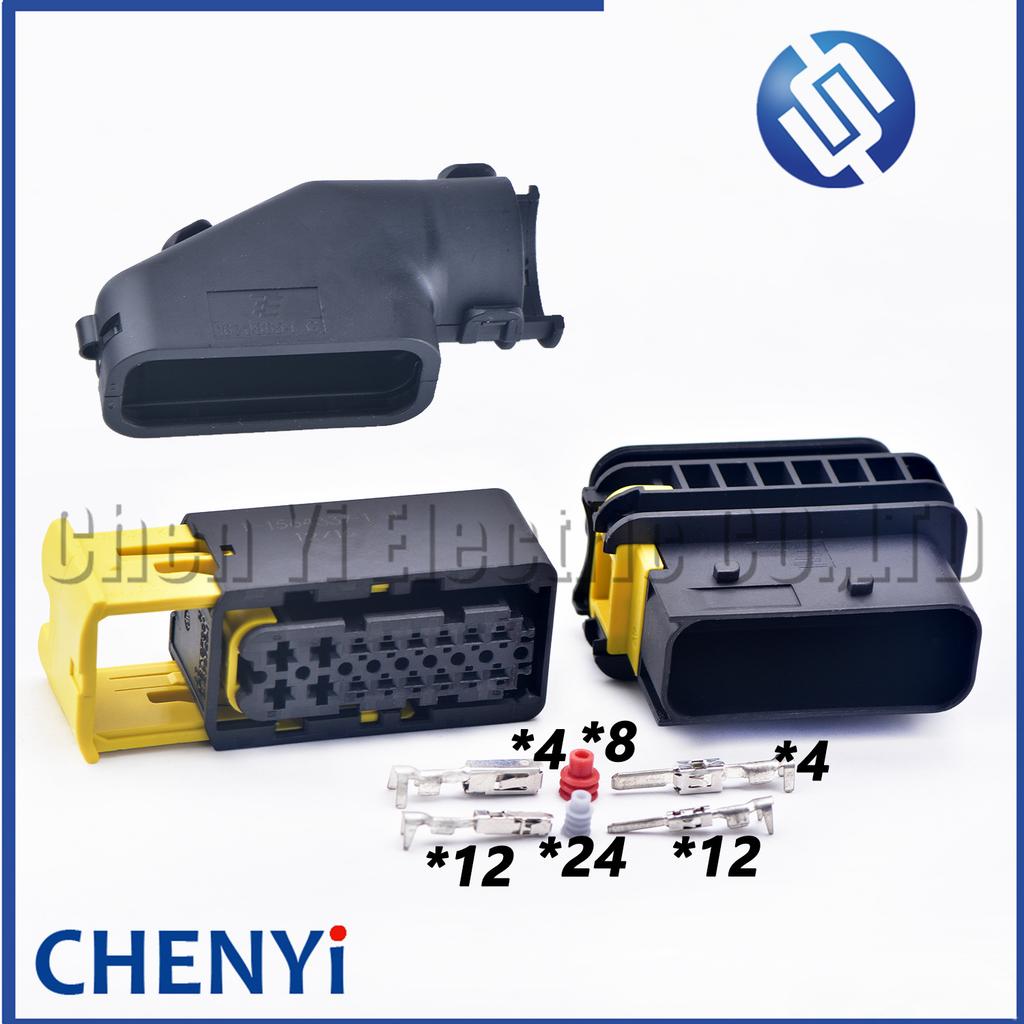 16 Pin Sealed Waterproof Automotive Connectors Wire Harness Plug 1-1564337-1 1-1564528-1 for Scania ELC4 Suspension Ecu