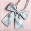 Jk Japanese Plaid Korean Version Of Collar Flower Graduate Female Collar Flower College Wind Streamer Jk Bow Shirt Accessories Sailor Suit