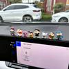 8Pcs/Set Crayon Shin-chan Funny Pose Figure Car Decoration Ornaments Cartoon Model Ornaments Auto Interior Accessories #467870