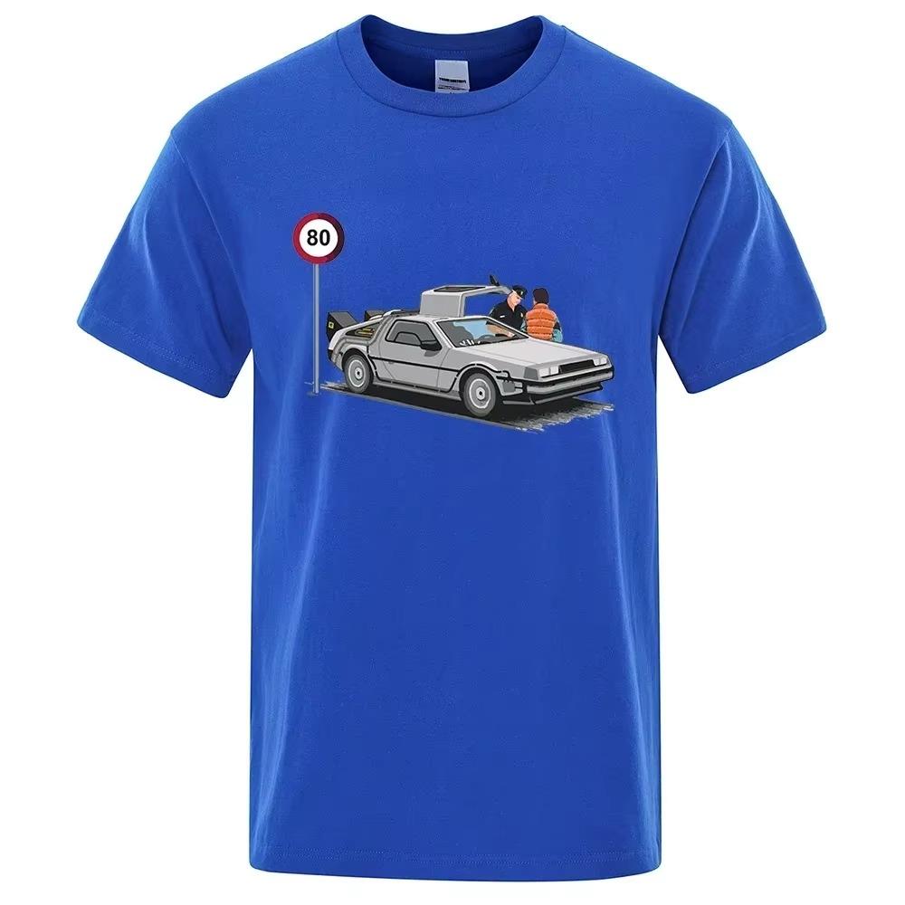 Eu Fui Pego Acelerando Camisetas Engraçadas Estampadas Para Homens, Mangas Curtas Casuais, Camiseta Grande Solta, Camiseta De Al