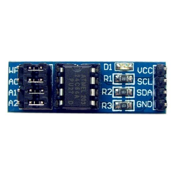 

AT24C64 I2C Interface EEPROM Storage Module 10*10*2 білий