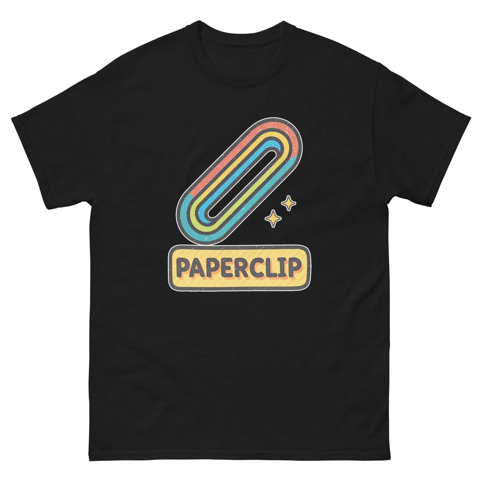 

Paperclip School Classroom Object Office Teacher T-Shirt 4XL