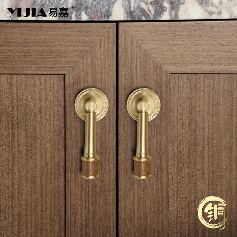 Wardrobe Door Handle Kitchen Door Pulls for Cabinets Wood Cabinet Nature Style Wooden Cabinet Handle Furniture Hardware