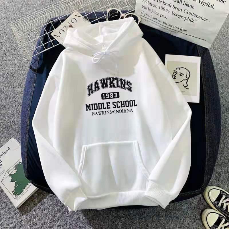 2023 Unisex Plus Velvet Hooded Sweatshirt for Autumn-Winter: Loose Fit, Ideal for Couples