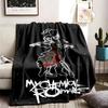 My Chemical Romance Official Band Theme Blanket Suitable For The Sofa Camping And Travel Made Of Soft Flannel Material An Ideal Gift For Occasions Suc