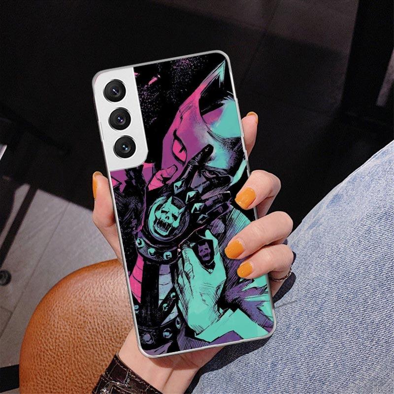 Anime JoJo Killer Queen Phnoe Case for Samsung Galaxy S26 S25 Edge S23 S24 Ultra S22 Plus S21 S20 FE Unique Cover Soft Coque Gal