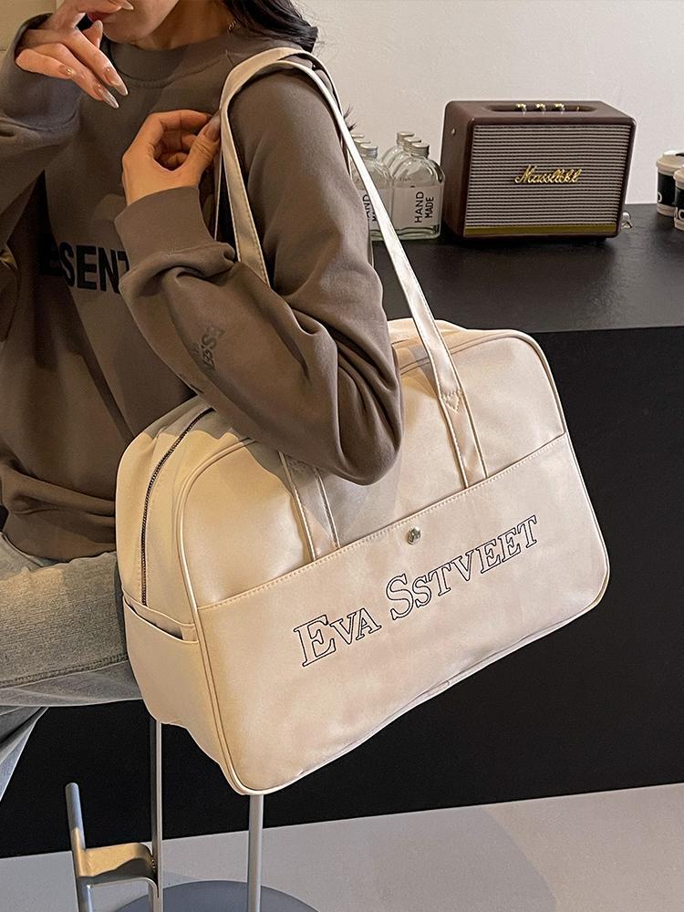 Damen Leichte Wasserdichte Sport-Duffle-Reisetasche mit Großem Fassungsvermögen