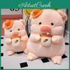 Adorable Peluche Rose Porcelet Thé aux Fruits Peluche Douce Oreiller de Sommeil pour Enfants Cadeau pour Filles