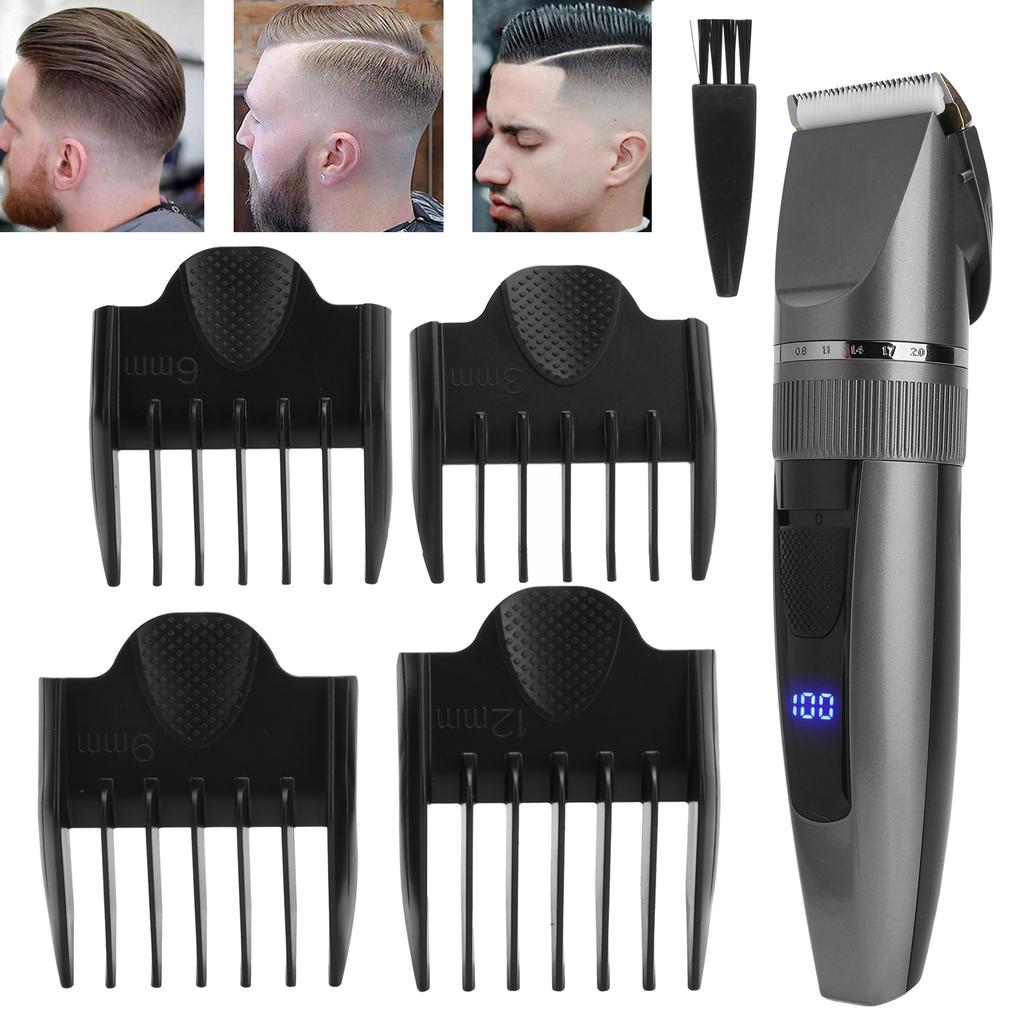 Electric Hair Clipper Oil Head Men Hair Trimmer Professional Barber Hair Cutting Machine