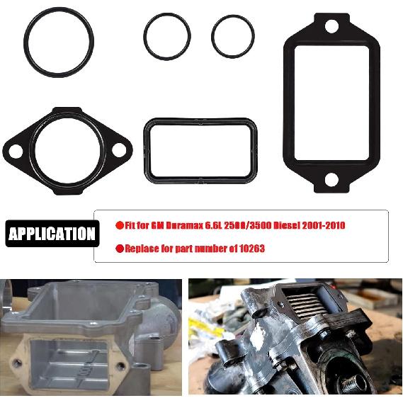 

10263 Oil Cooler Install Kit Suitable for 2001-2010 GM Duramax 6.6L 2500/3500 Diesel