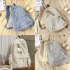 Nylon Student Backpack With Fabric For Casual Travel And School Use