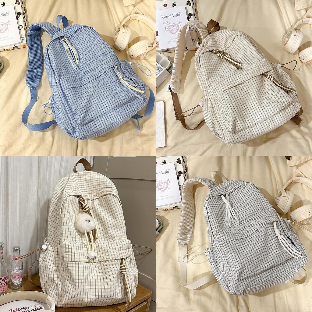 Nylon Student Backpack With Fabric For Casual Travel And School Use