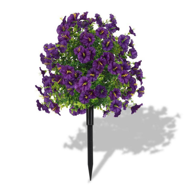 

Садовый колышек для двора, наземная имитация зелени, искусственное цветочное украшение