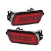 1 Pair Rear Bumper Reflector LED Fog Light Tail Brake Lamp 12V IP67 Fit for Toyota Land Cruiser Prado 2010 2011 2012 2013-