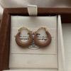 Classic Versatile Ring Earrings, Ear Buckles, Light Luxury, Simple Personality, Not Picky, High-End Autumn And Winter Earrings
