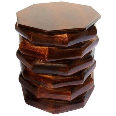 Handmade Beautiful Wooden Stool for Living Room Side Table Small Stool Work Fancy Designer Foot Coffee Fruit Stool Round Table