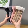 Gloves women autumn and winter velvet thermal cotton driving touch screen