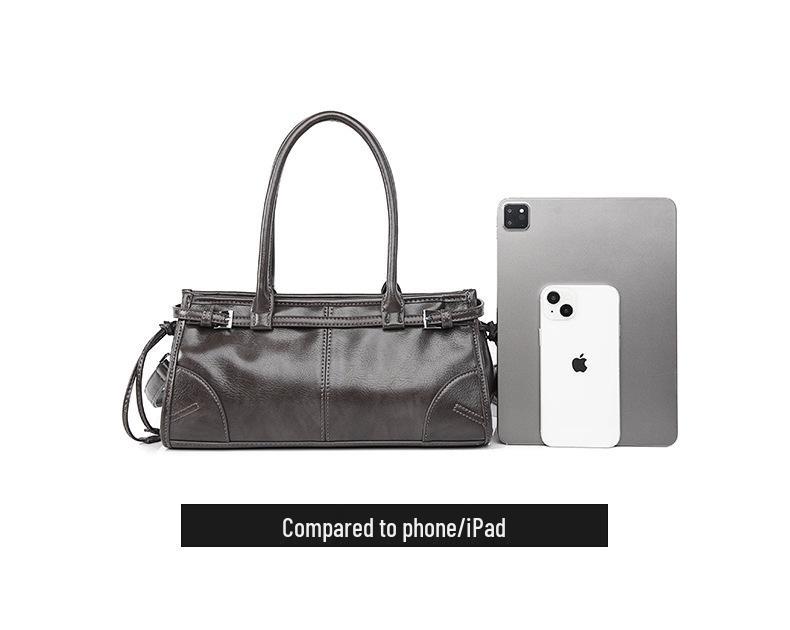 Autumn 2025 Retro High-End French Tote Bag with Large Capacity