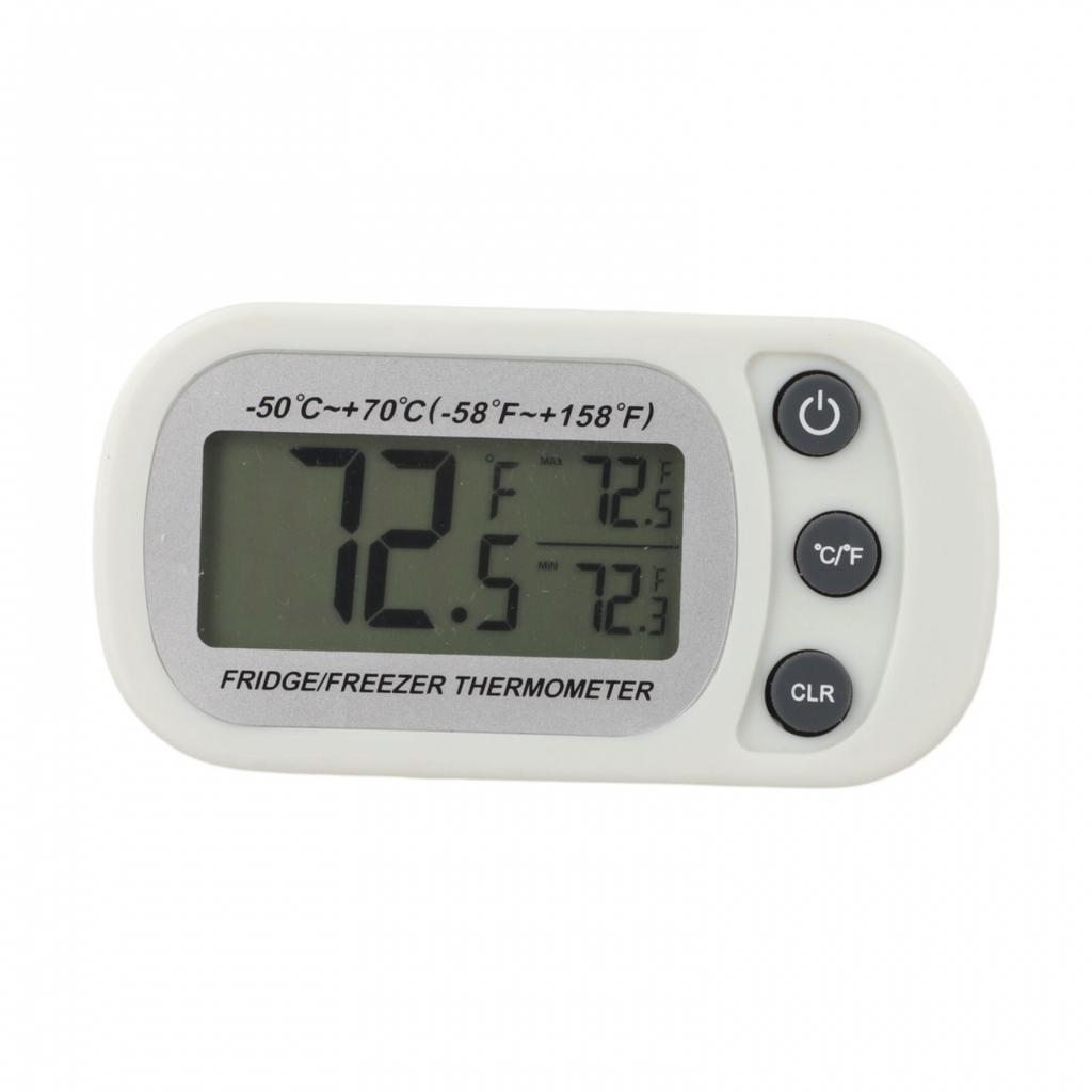 Digital Refrigerator Thermometer Waterproof with Max Min Temperature Memory