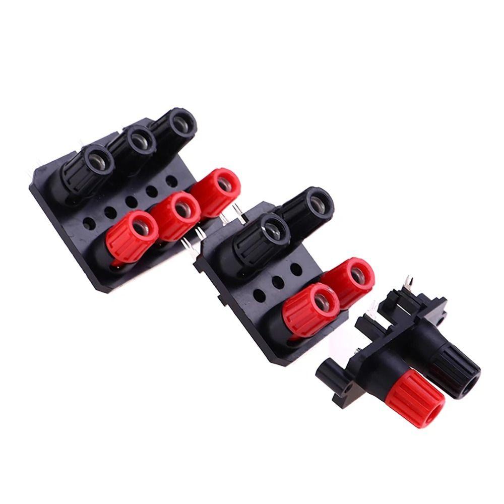 1Pcs 2/4/6 Positions Audio Terminal Block External Audio Jack Screw Post Speaker Amplifier
