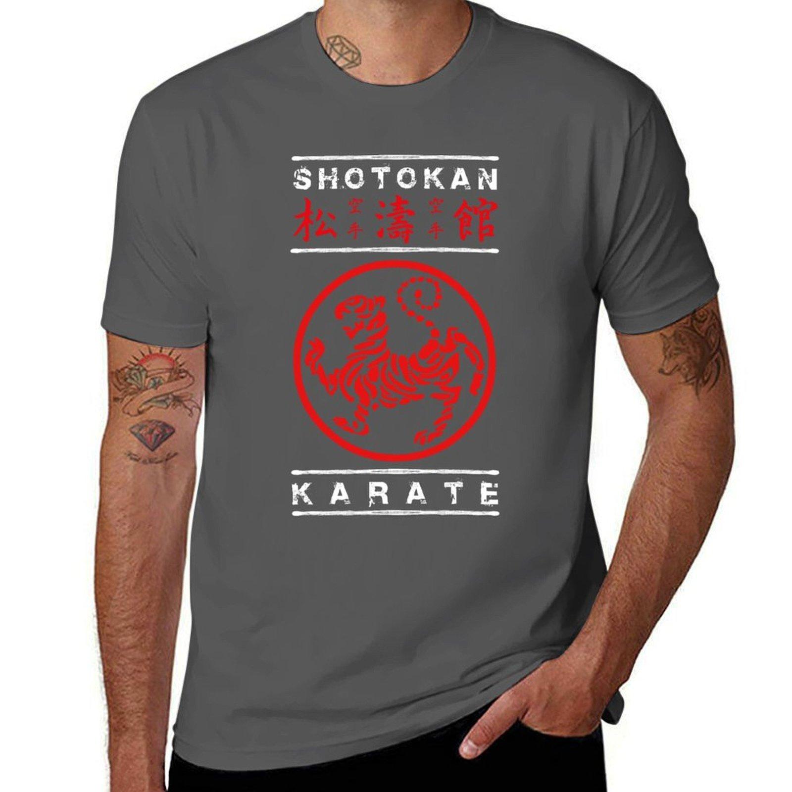 

Shotokan Karate (white text) T-Shirt t shirts for man cotton soft t shirts for man cotton T-Shirt 4XL