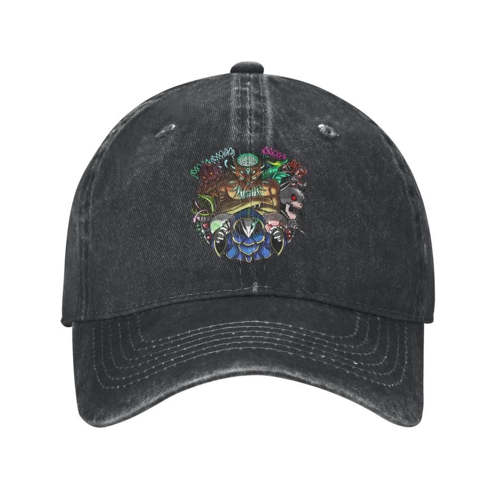 Terraria Game Baseball Cap Sun Tennis Skate Breathable Washed Hip Hop Hats Women Men Y2k Cool Print Baseball Caps