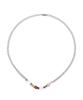 Polalita Color Mix Beads Chain Necklace (Plt-Nl-043_Sv)