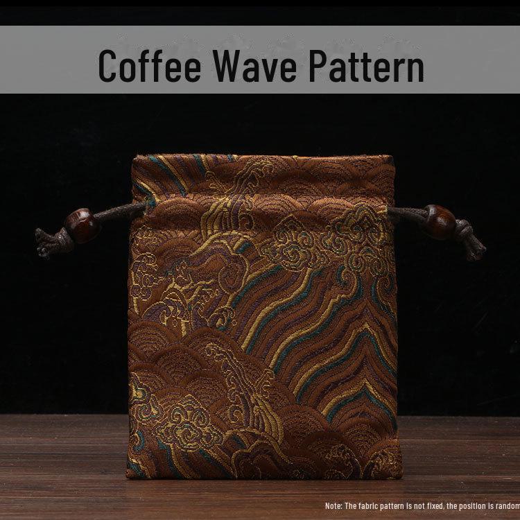 Chinese Double-Layer Brocade Drawstring Jewelry Gift Bag