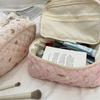 New Cartoon Ladies Travel Cosmetic Bag Retro Floral Makeup Case Cute Girls Storage Bag