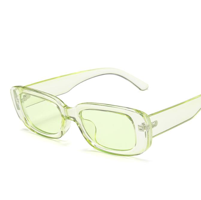 Small Square Rectangle Sunglasses Women Square Sunglasses 90s Retro Eyewear Vintage Candy Color Sunglasses Lentes Sol
