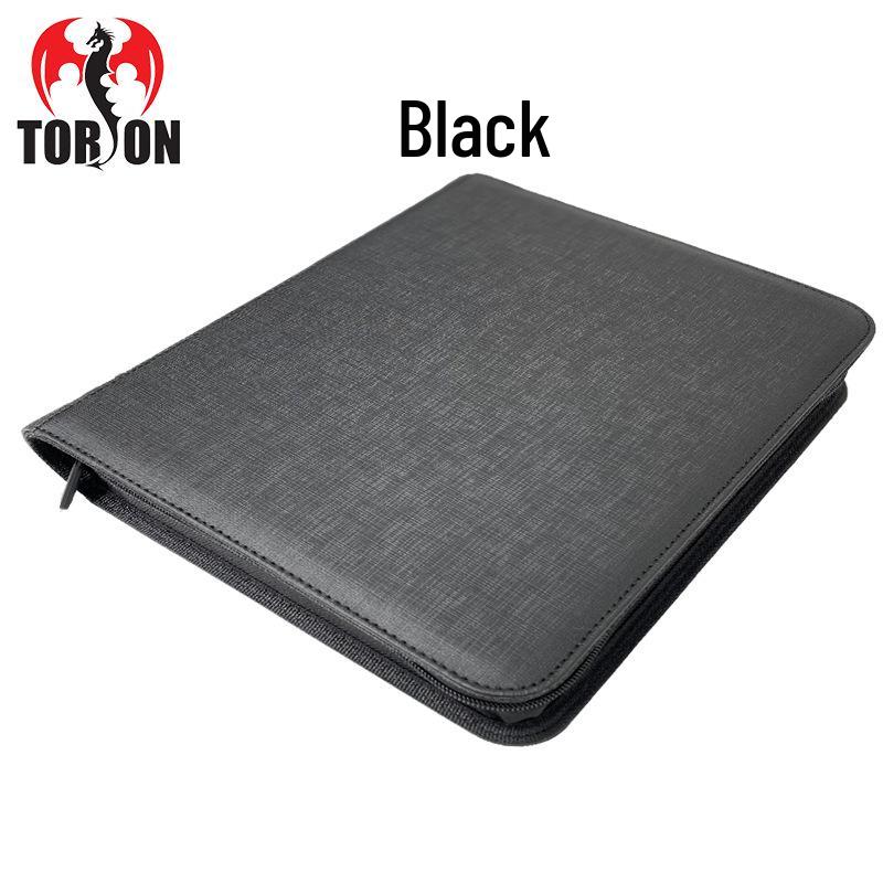 252-Card Large Capacity Hard Album: 9-Pocket Toploader Transparent Pokemon Card Storage.