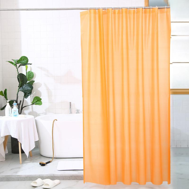 Peva Bathroom Shower Curtain With Hooks 180X180Cm Waterproof Thickening Bath Curtain Home Shower Accessories
