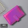 A6/A5 Macaroon Glitter Color PU Leather DIY Binder Only Cover Diary Agenda Planner Paper Cover School Stationery