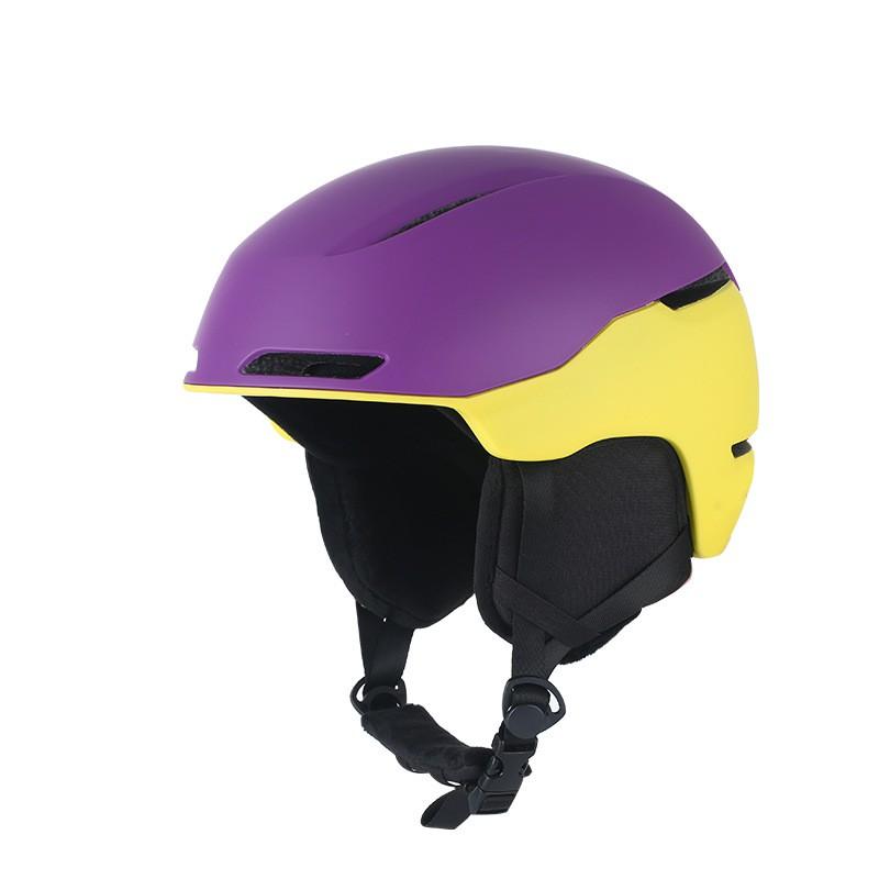 Dual-Shell Premium Integrated Ski Helmet Adults Unisex Snowboarding Ice Skating Safety Headgear