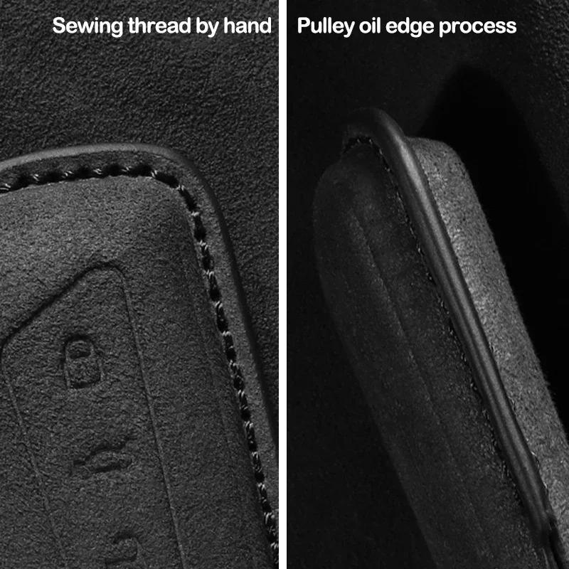 Leather Car Key Case for VW Volkswagen Golf 8 MK8 ID.3 ID.4 Cupra Skoda Octavia A8 SEAT Leon MK4 2020 2025 Formentor Accessories