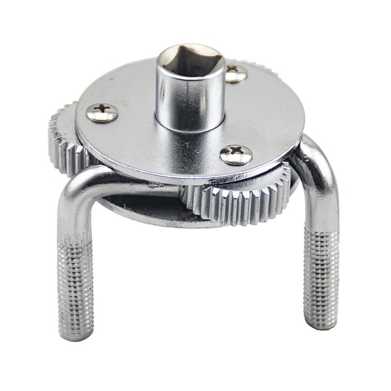 UTMALL Steel 65-130mm Two Way 3 Jaw Oil Filter Wrench Remova Tool 2 Ways Repairing Tool Adjustable Spanner Remover Auto Car Tool