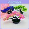 The Pine Greeting Guests Artificial Bonsai Tree For Home Office Decor With Plastic Greenery