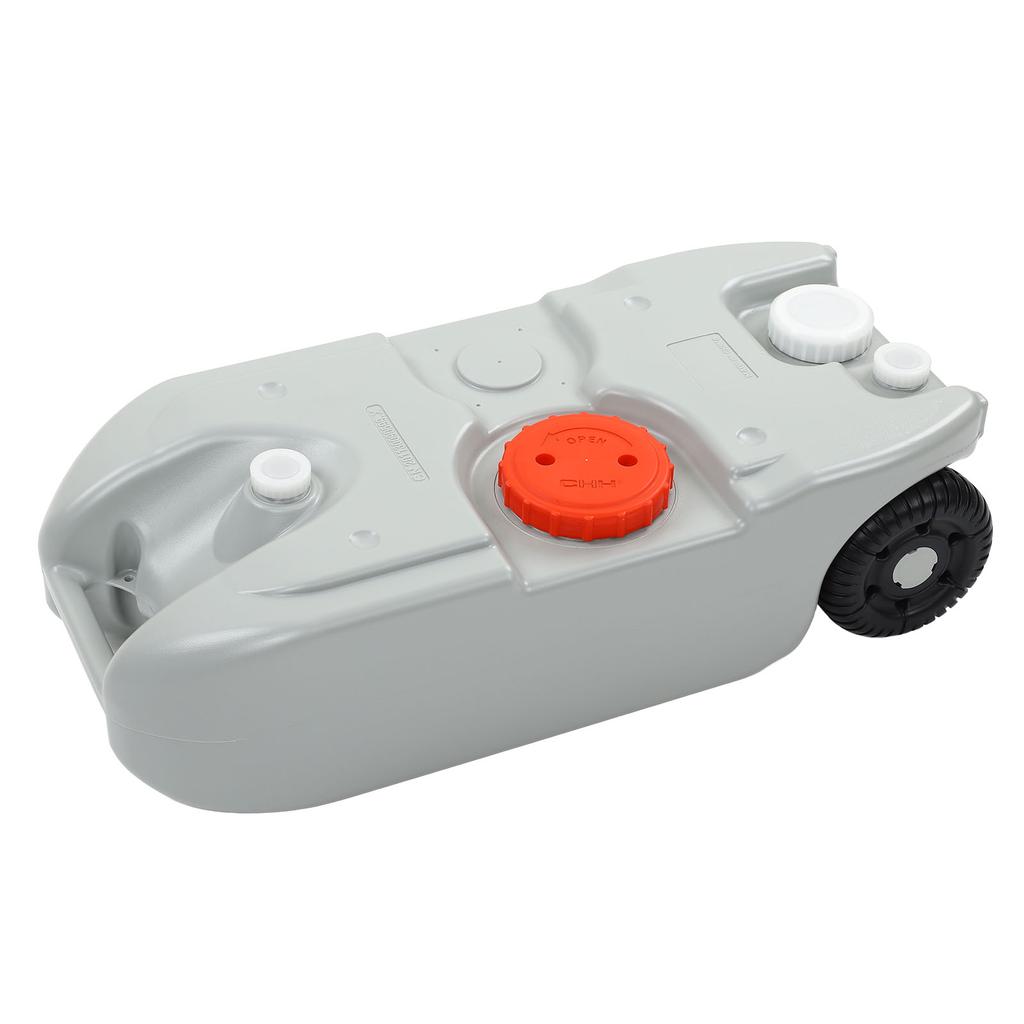 Water Tote Tank Wheeler Portable RV HDPE Water Tote Tank 40L Large Capacity Universal Fit for RV