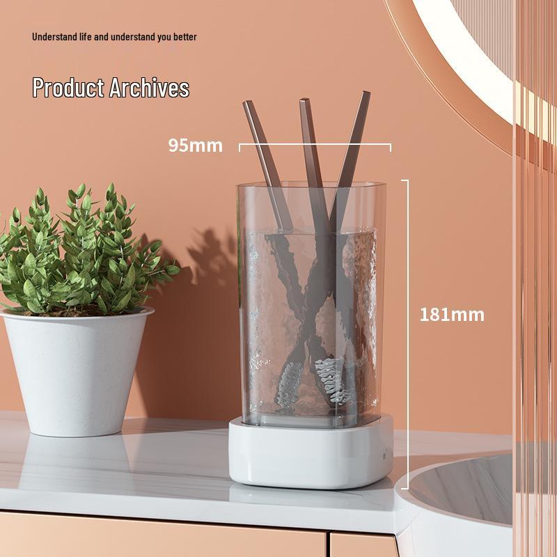 Tragbarer Ultraschallreiniger für Brillen, Schmuck & Kontaktlinsen - Hochfrequente automatische Vibration