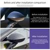 For Lynk & Co 08 Rearview Mirror Anti-Collision Strips, Anti-Scratch Protection, Mirror Bumper Guards, Auto Refit Accessories
