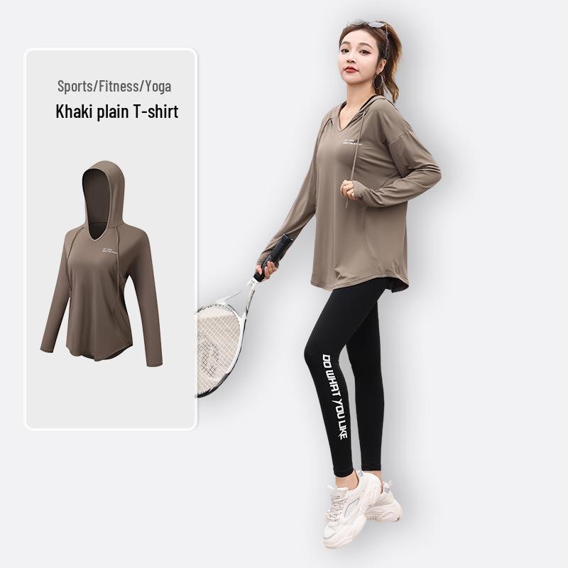 2025 Plus Size Yoga & Fitness Set: Outdoor Running Sportswear for Girls, Slimming Loose Fit