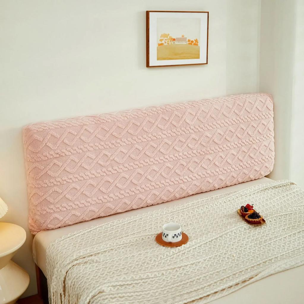 Dustproof Bed Cover Soft Touch Headboard Cover, Back Protection Elastic All Inclusive Fashionable Home Supplies