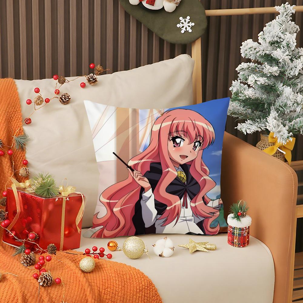 Anime ZZero no Tsukaima Cartoon Pillow Case Printing Pillowcase Living Room Sofa Cushion Cover Bedroom Room Decor