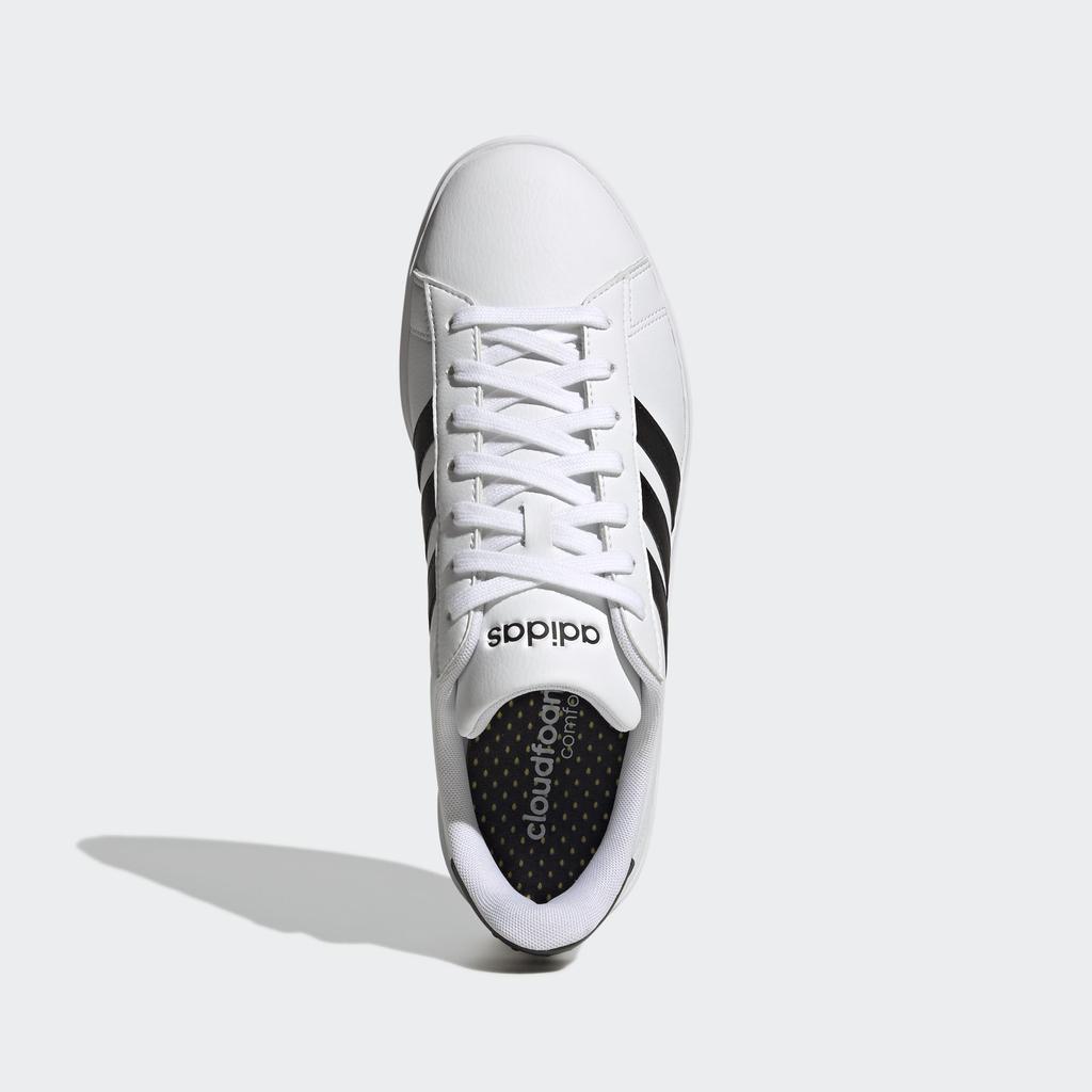 Grand Court Chaussures Blanc Taille cm 2.0 Baskets, Blanc/Noir Core/Chaussures (GW9195), 26,0