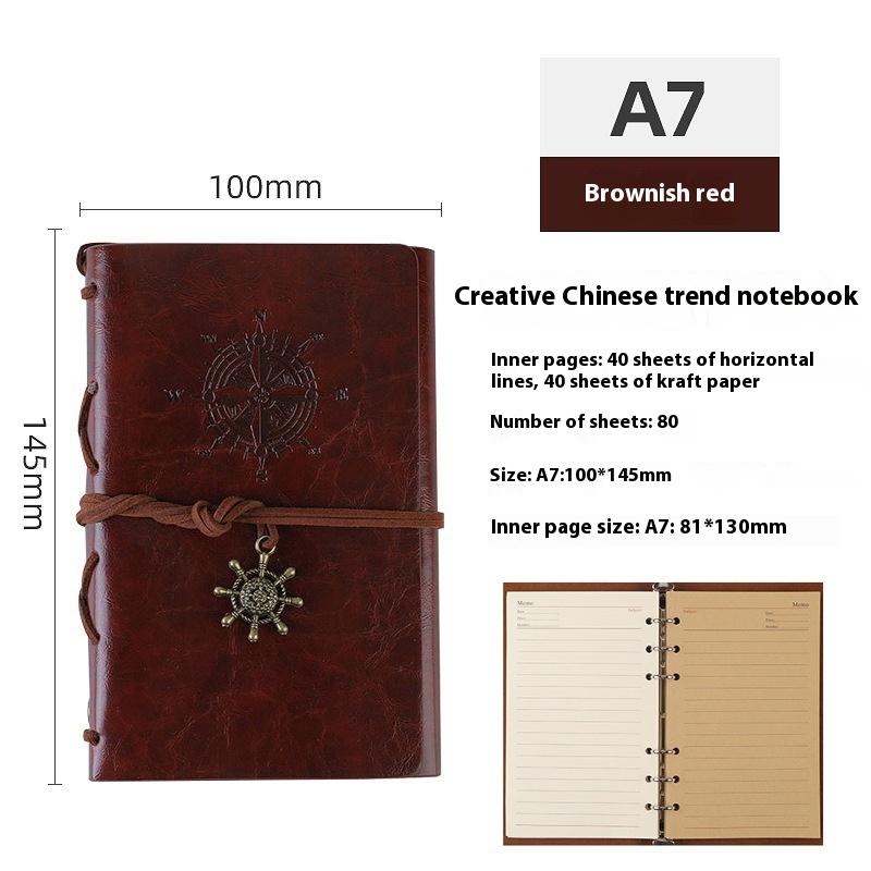 

Винтажный пиратский корабль блокнот путевой дневник блокнот с отрывными листами