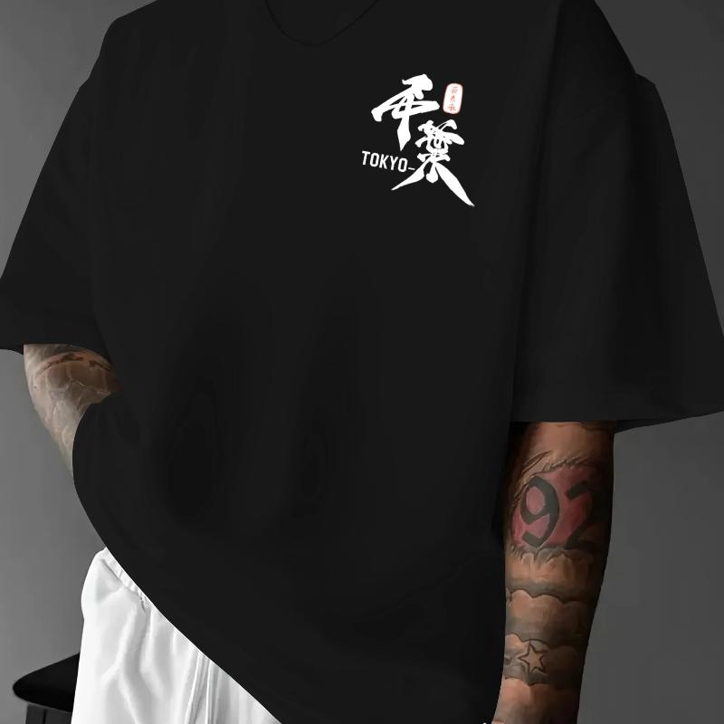 Anime Samurai Tokyo Warrior Cotton Men Woment T-shirt Summer Autumn Daily Outdoor Sports Casual Loose Street Short Sleeve