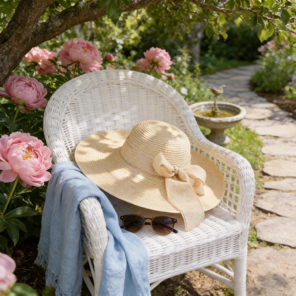 Large Edge Straw Hat With Sun Protection For Women Summer Beach Fashion