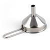 Stainless Steel Mini Funnel for Cooking Oil Hangable Food-Grade Oil Filling Funnel Liquid Seasoning Dispensing Tool with Handle